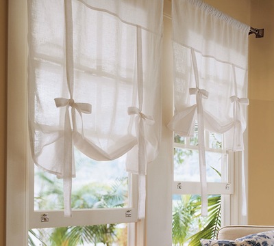How To Tie Tie Up Curtains JCPenney Tie Up Curtains