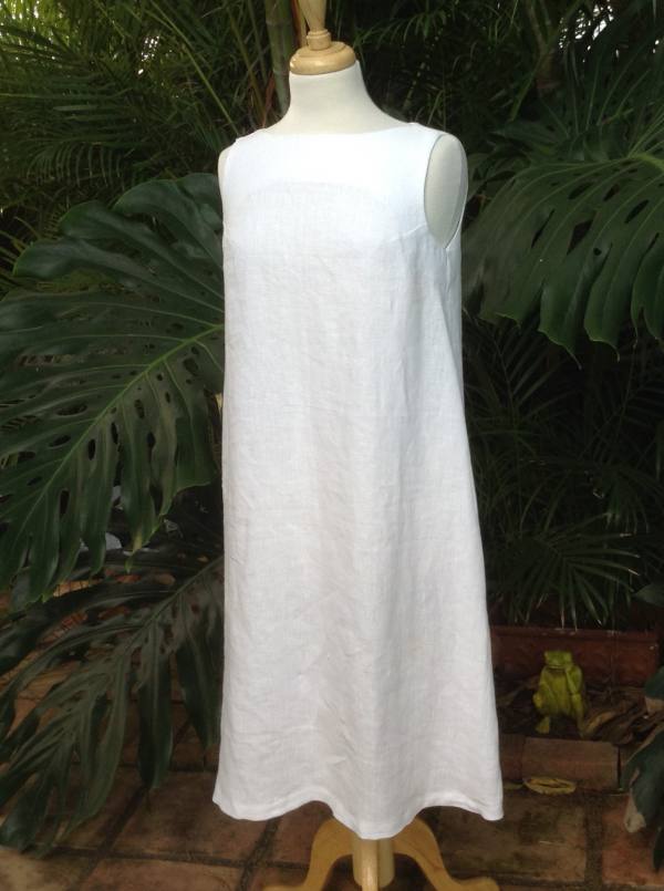 IL019 OPTIC WHITE Softened 100% Linen Middle (5.3 oz/yd<sup>2</sup>)