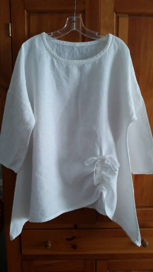 IL019 OPTIC WHITE Softened 100% Linen Middle (5.3 oz/yd<sup>2</sup>)