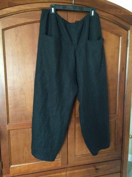 4C22 BLACK Softened 100% Linen Heavy (7.1 oz/yd<sup>2</sup>)