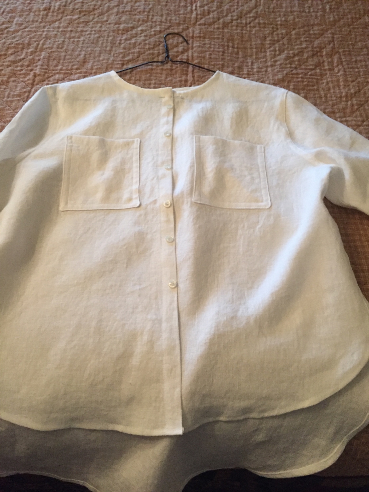 IL019 OPTIC WHITE Softened 100% Linen Middle (5.3 oz/yd<sup>2</sup>)