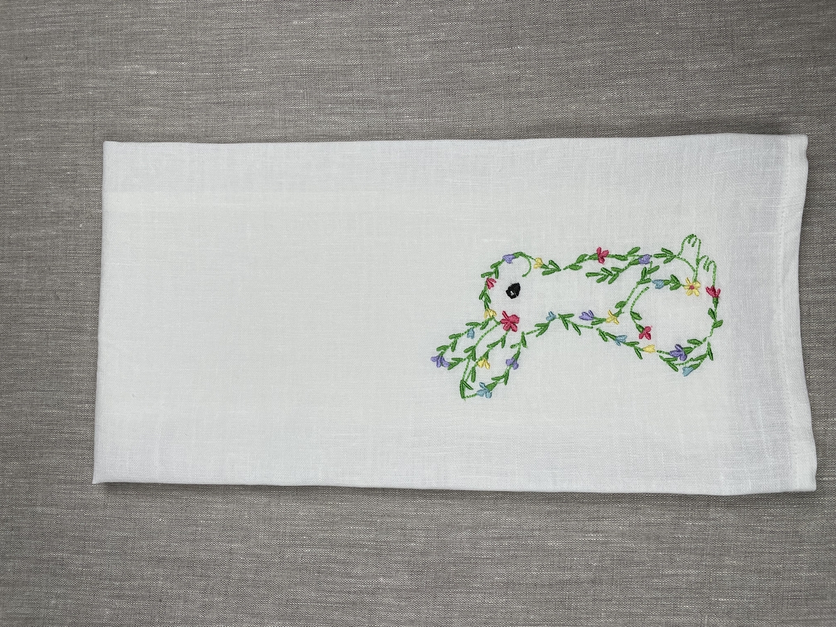 IL019 OPTIC WHITE Softened 100% Linen Middle (5.3 oz/yd<sup>2</sup>)