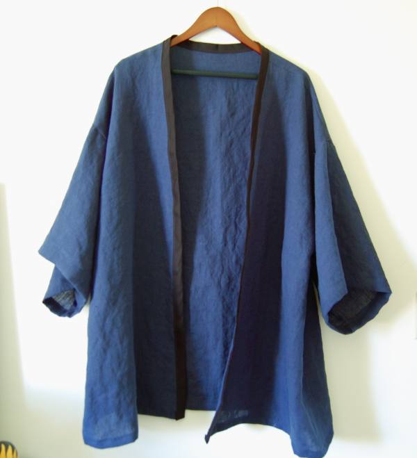 IL019 COBALT Softened 100% Linen Middle (5.3 oz/yd<sup>2</sup>)