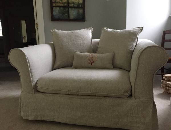 IL090 MIX NATURAL Softened 100% Linen Canvas (8 oz/yd<sup>2</sup>)