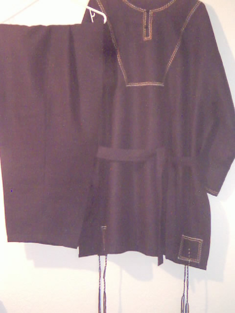 IL019 BLACK Softened 100% Linen Middle (5.3 oz/yd<sup>2</sup>)