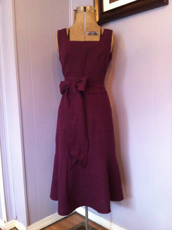 IL019 WILDCHERRY Softened 100% Linen Middle (5.3 oz/yd<sup>2</sup>)