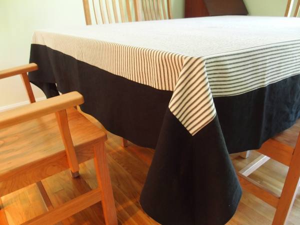 IL019 BLACK Softened 100% Linen Middle (5.3 oz/yd<sup>2</sup>)