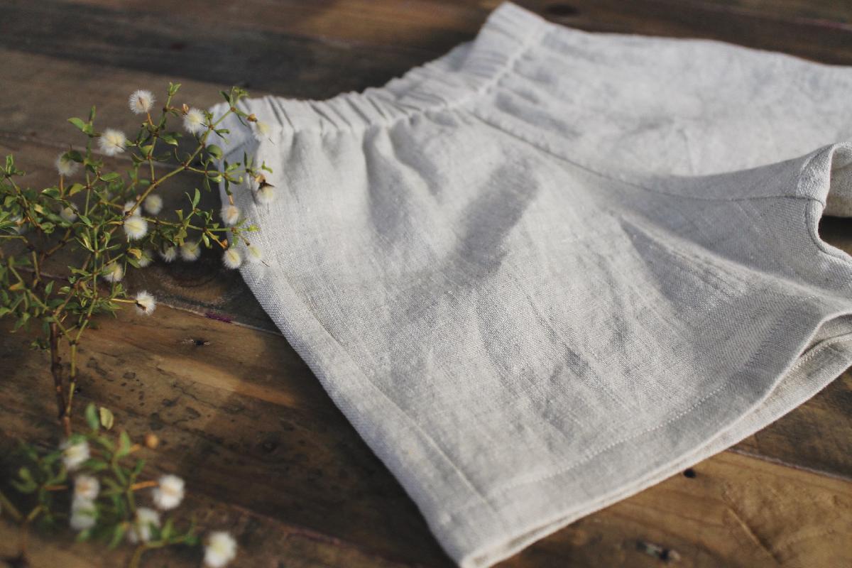 IL019 MIX NATURAL Softened 100% Linen Middle (5.3 oz/yd<sup>2</sup>)