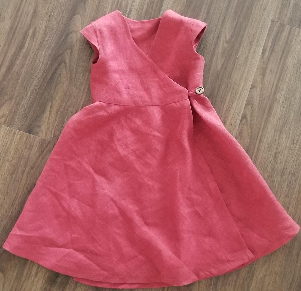 IL019 BIKING RED Softened 100% Linen Middle (5.3 oz/yd<sup>2</sup>)