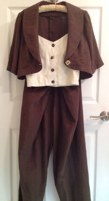 IL019 CHOCOLATE Softened 100% Linen Middle (5.3 oz/yd<sup>2</sup>)
