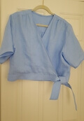 Julia — Linen Wrap Tops and Tiered Skirts, Type - Premium Paper, Single Size - 2 to 8