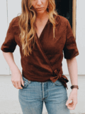 Julia — Linen Wrap Tops and Tiered Skirts, Type - Premium Paper, Single Size - 2 to 8