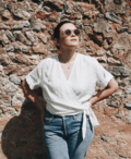 Julia — Linen Wrap Tops and Tiered Skirts, Type - Premium Paper, Single Size - 2 to 8