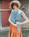 Julia — Linen Wrap Tops and Tiered Skirts, Type - Premium Paper, Single Size - 2 to 8