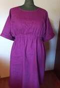 Donna — Terracotta Linen Dress, Type - PDF