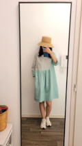 Milou — Linen Color-Block Dress, Type - PDF