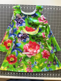 IC023  Catherine  VIBRANT GREEN / MLT  Softened 100% Cotton Light (4.4 oz/yd<sup>2</sup>)