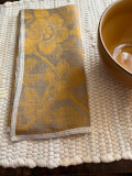 IL098 LOIRE   NATURAL / AUTUMN GOLD  FS Signature Finish 100% Linen Heavy (7.9 oz/yd<sup>2</sup>)