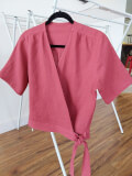 Julia — Linen Wrap Tops and Tiered Skirts, Type - Premium Paper, Single Size - 2 to 8