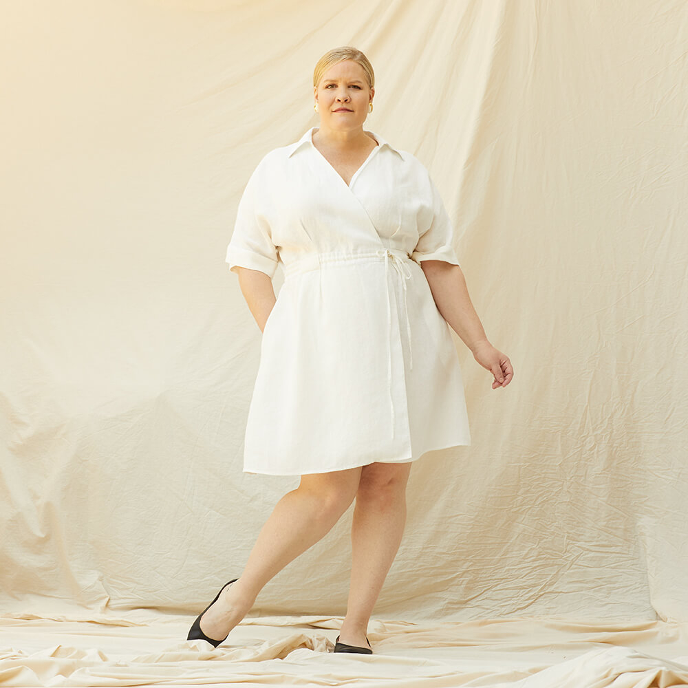 Hana — Linen Wrap Dresses, Top, and Skirt - (All Sizes Included)