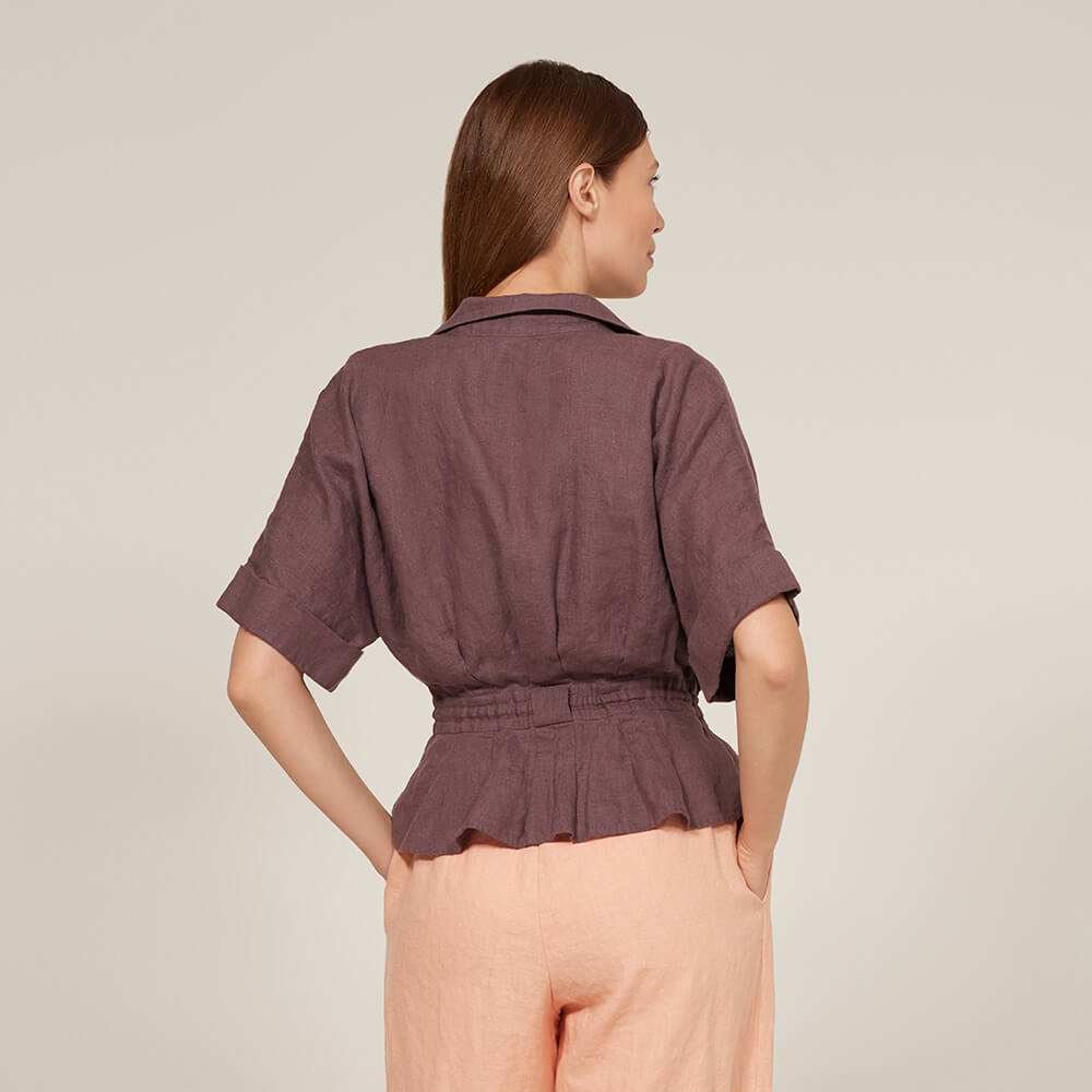 Hana — Linen Wrap Dresses, Top, and Skirt - (All Sizes Included)