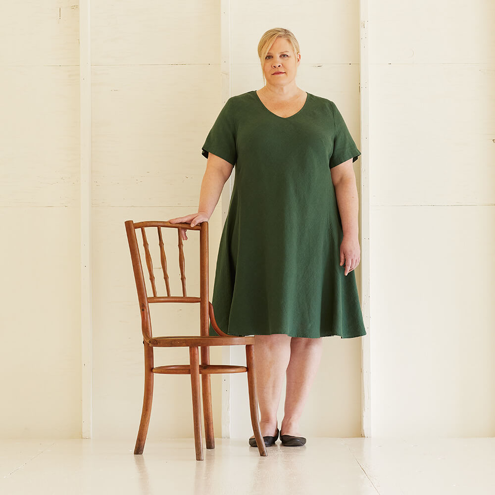 Maia — Dress with Short Sleeves, Dress with Long Sleeves, Blouse - (All Sizes Included)
