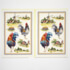 Sewing kits - Farm Rooster - 2 Tea Towels