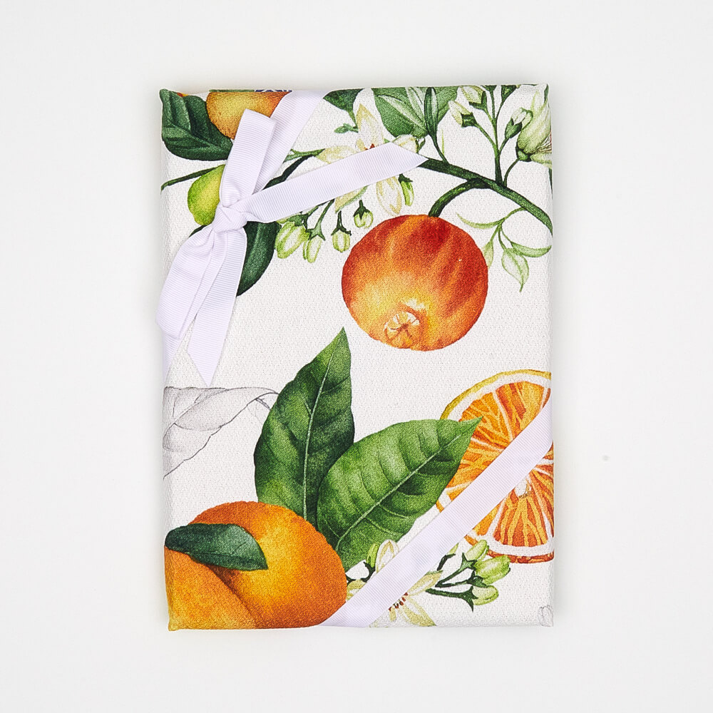 Sewing kits - Citrus Orange - 2 Tea Towels