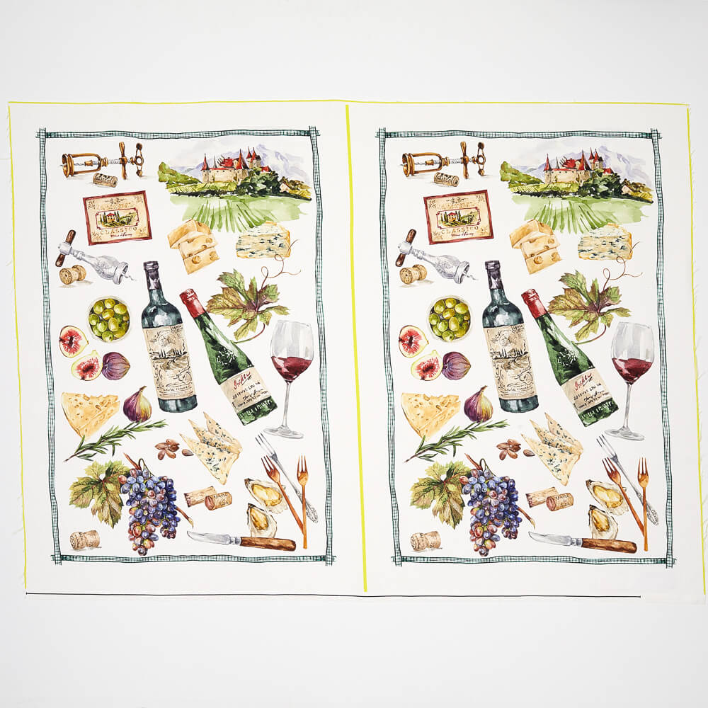 Red Wine - 4 Tea Towels