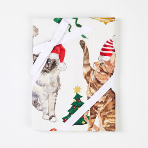 Santa Claws - 2 Tea Towels