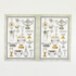 Sewing kits - Crystal Collection - 2 Tea Towels