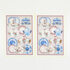 Sewing kits - Porcelain Collection - 2 Tea Towels