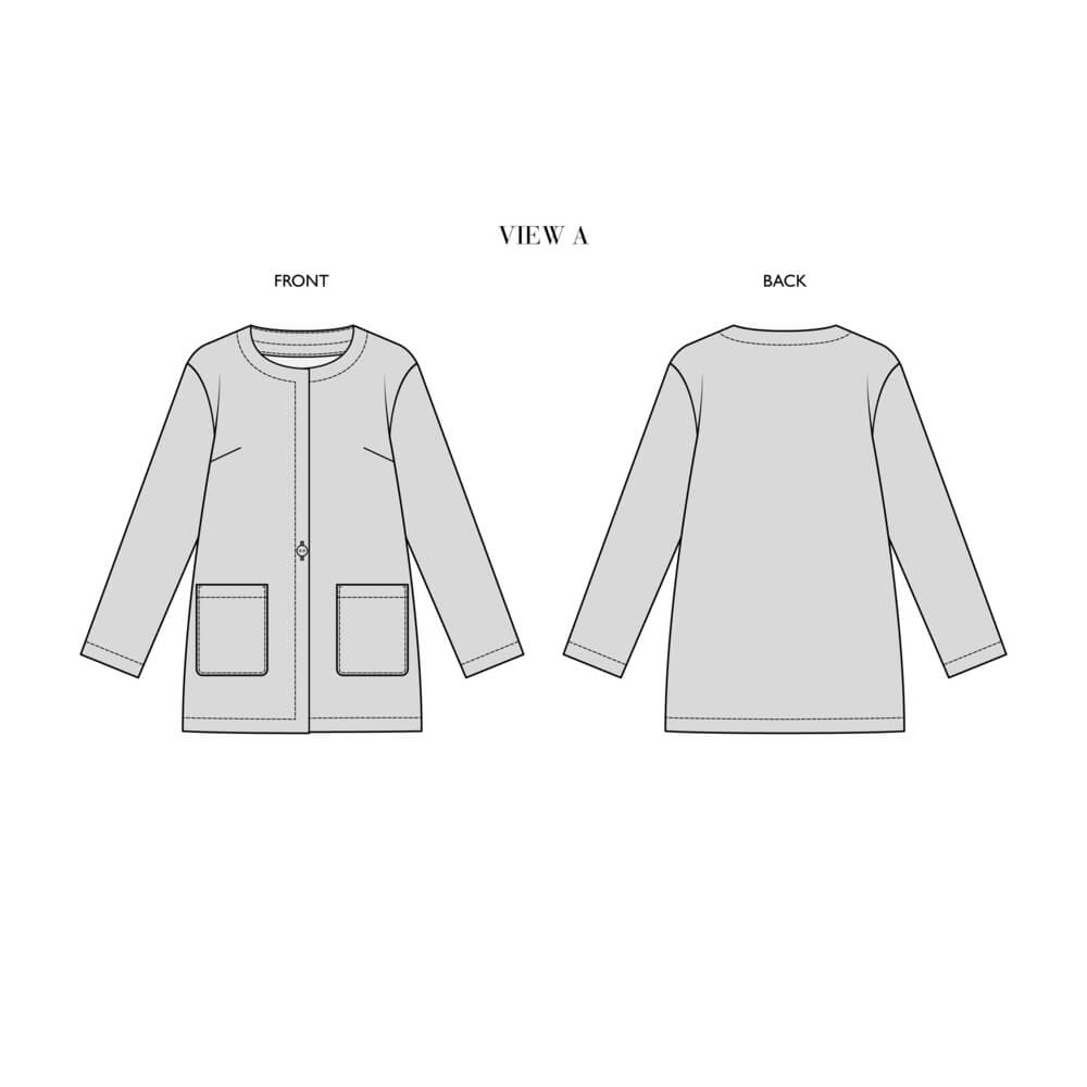Nora Pattern Collection - Jacket, Dress and Top, Type - Premium Paper, Single Size - 2 to 8
