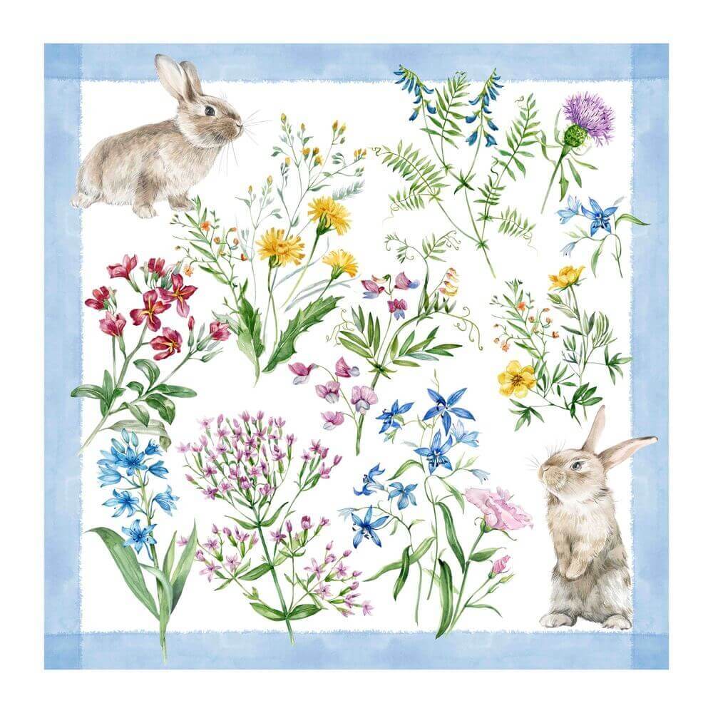 Easter Theme Bundle  Tablecloth and Set of 4 Napkins - 4 Designs