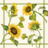 Sunflower Tablecloth Accompanied by a set of 4 Napkins and Two Tea Towels