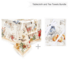 12 Days of Christmas  Tablecloth Accompanied by a set of 4 Napkins and Two Tea Towels