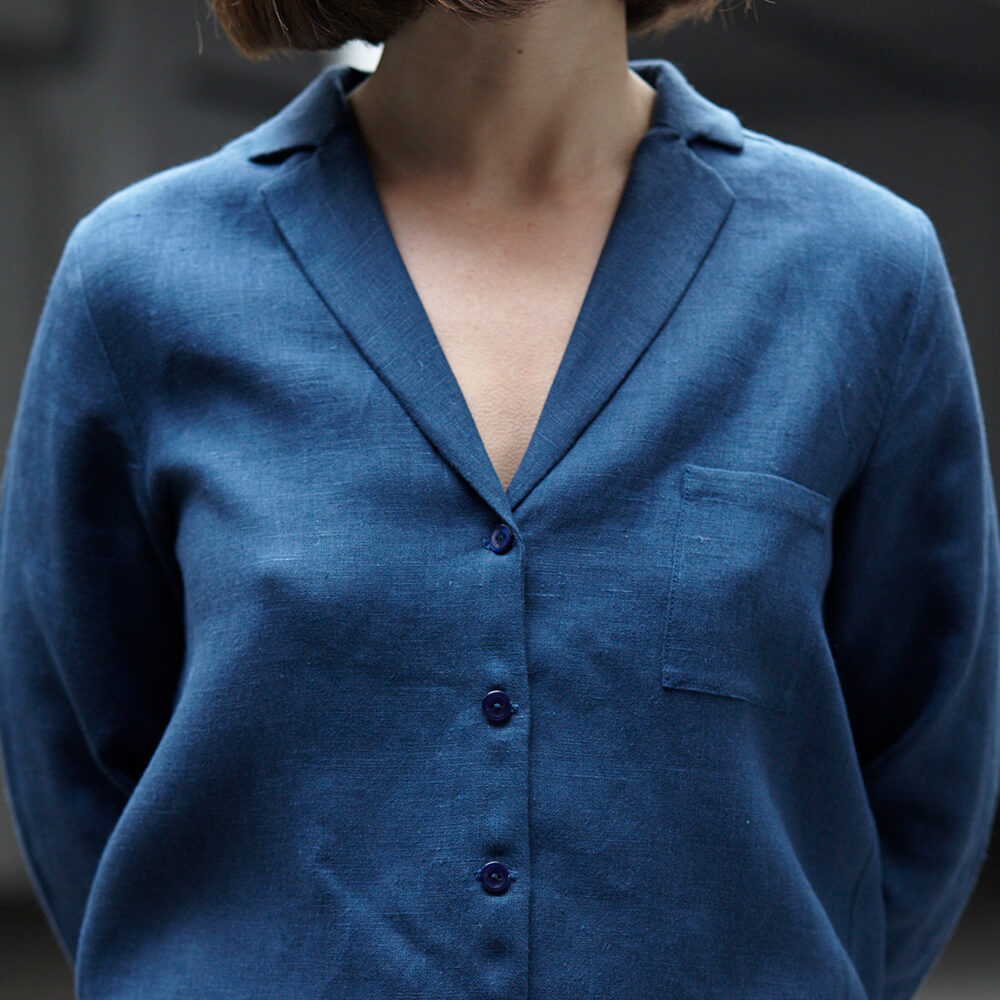 Devin Linen Pajamas, Type - PDF