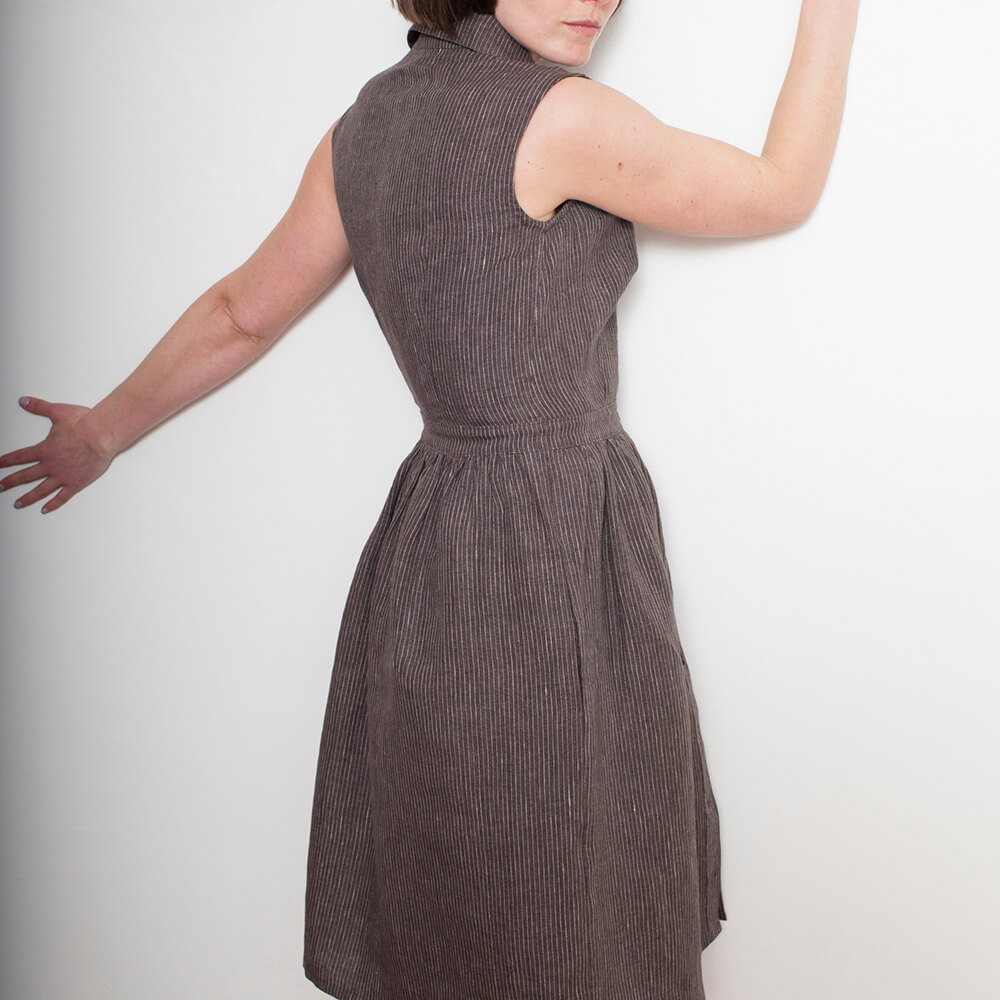 Sewing Patterns - Salome Sleeveless Shirt Dress
