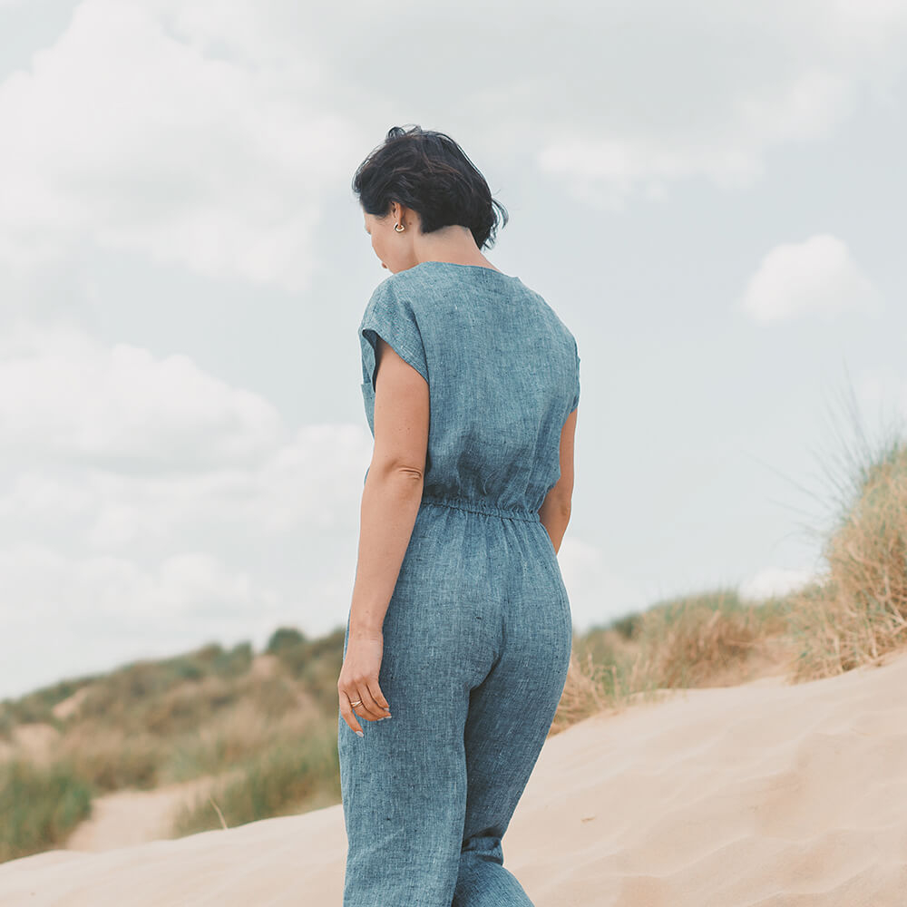 Alejandra Elastic Waist Jumpsuit, Type - PDF