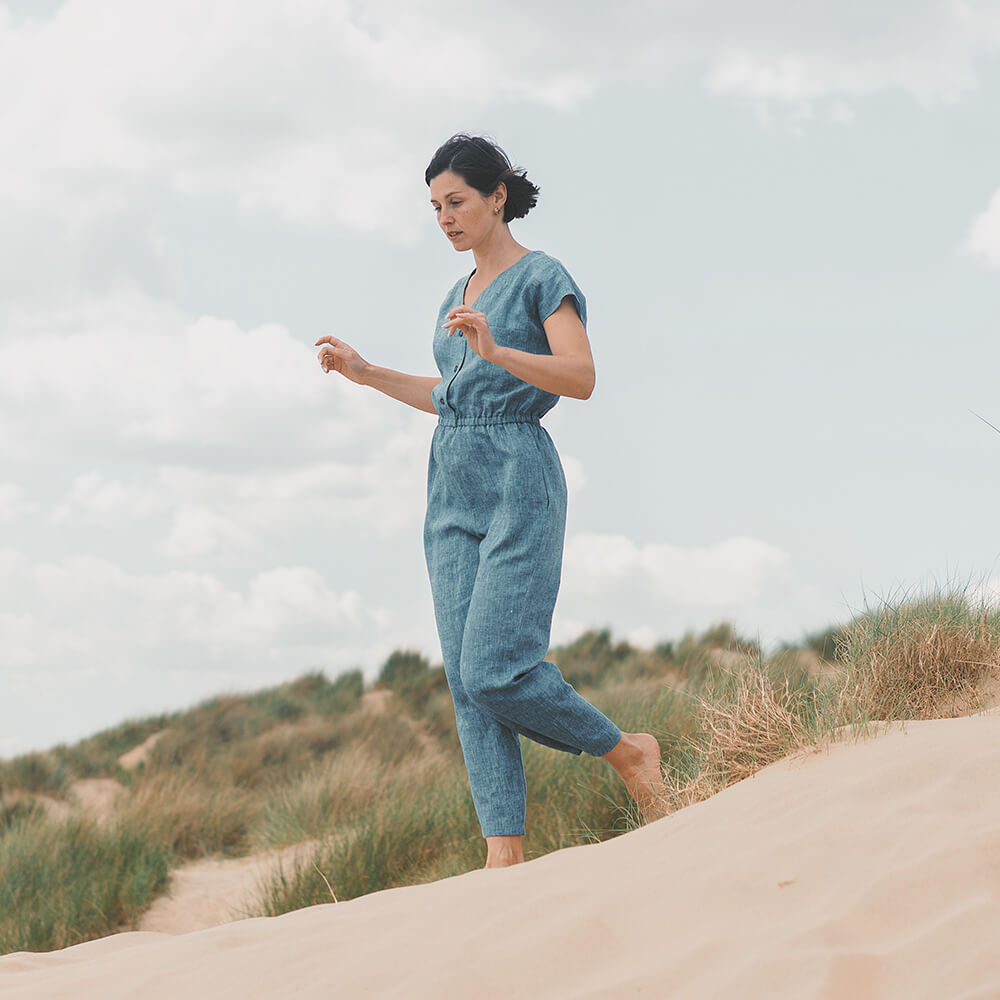 Alejandra Elastic Waist Jumpsuit, Type - PDF