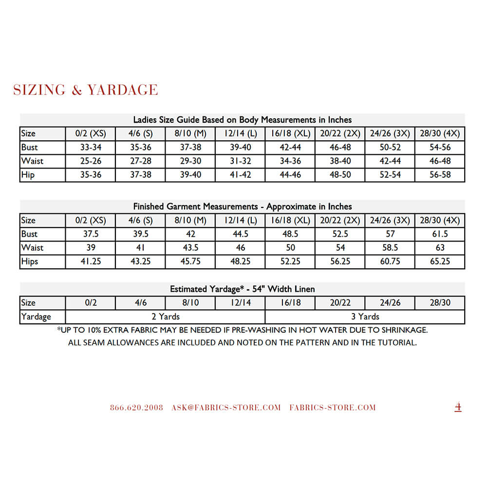 Skye — Reversible Dress, Type - PDF