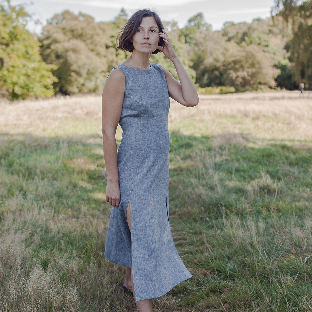 Val — Backless Maxi Dress, Type - PDF