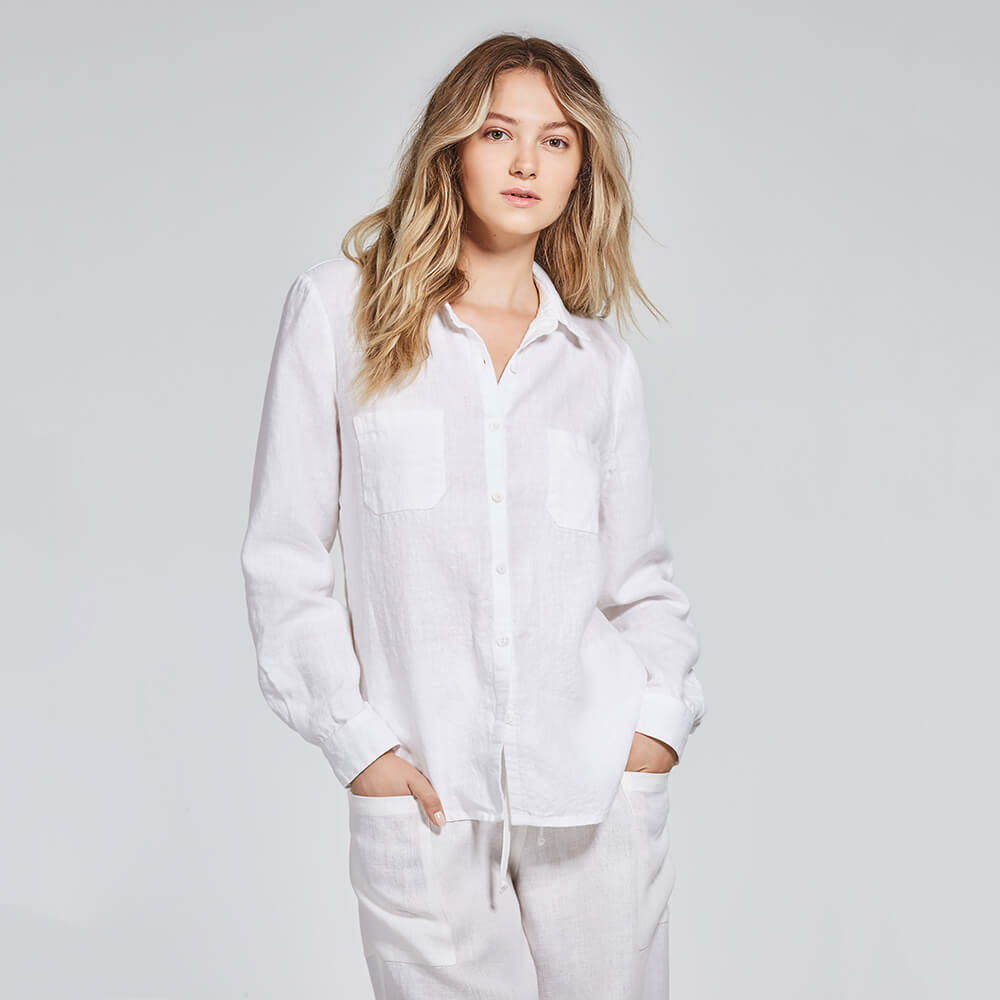 Zina Linen Shirt & Shirt Dress, Type - Premium Paper, Duo Size - 16/18 to 28/30