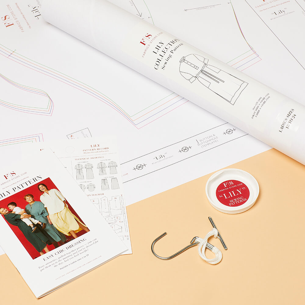 Lily — Linen Dress, Tunic, Blouse and Skirt, Type - Premium Paper, Single Size - 10 to 16