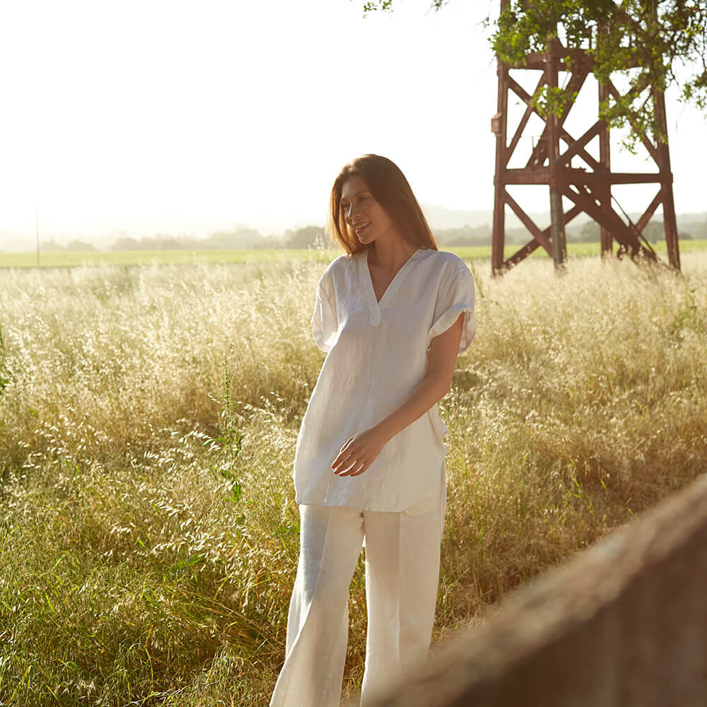 Cameron — Linen Pullover Dress, Blouses and Top, Type - Premium Paper, Single Size - 2 to 8