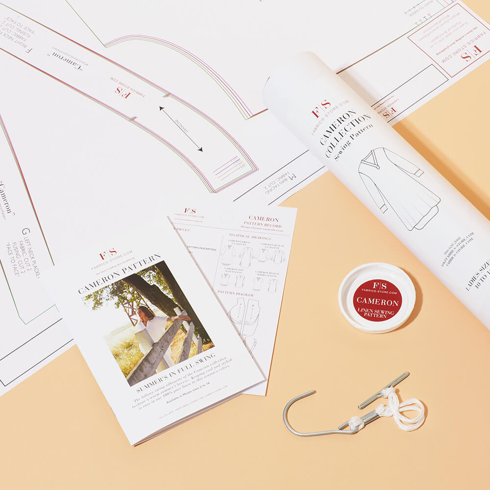 Cameron — Linen Pullover Dress, Blouses and Top, Type - Premium Paper, Single Size - 2 to 8