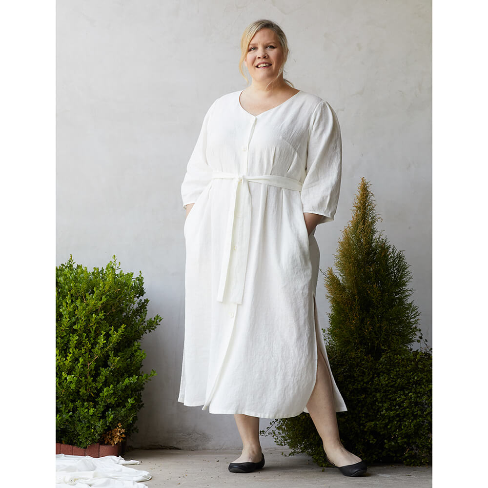 Sewing Patterns - Loren — Linen Pullover Dresses