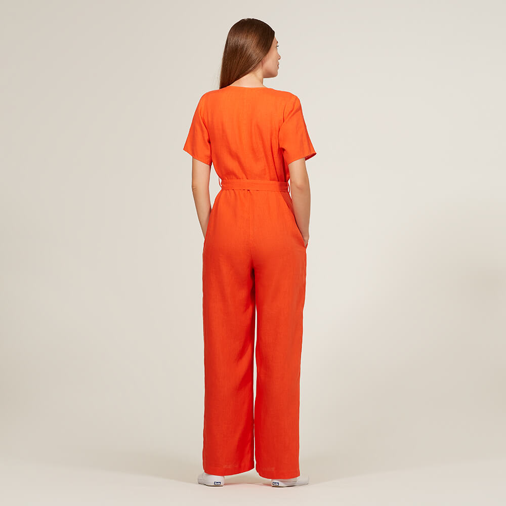 Gia — Linen Jumpsuits, Type - Premium Paper, Single Size - 2 to 8