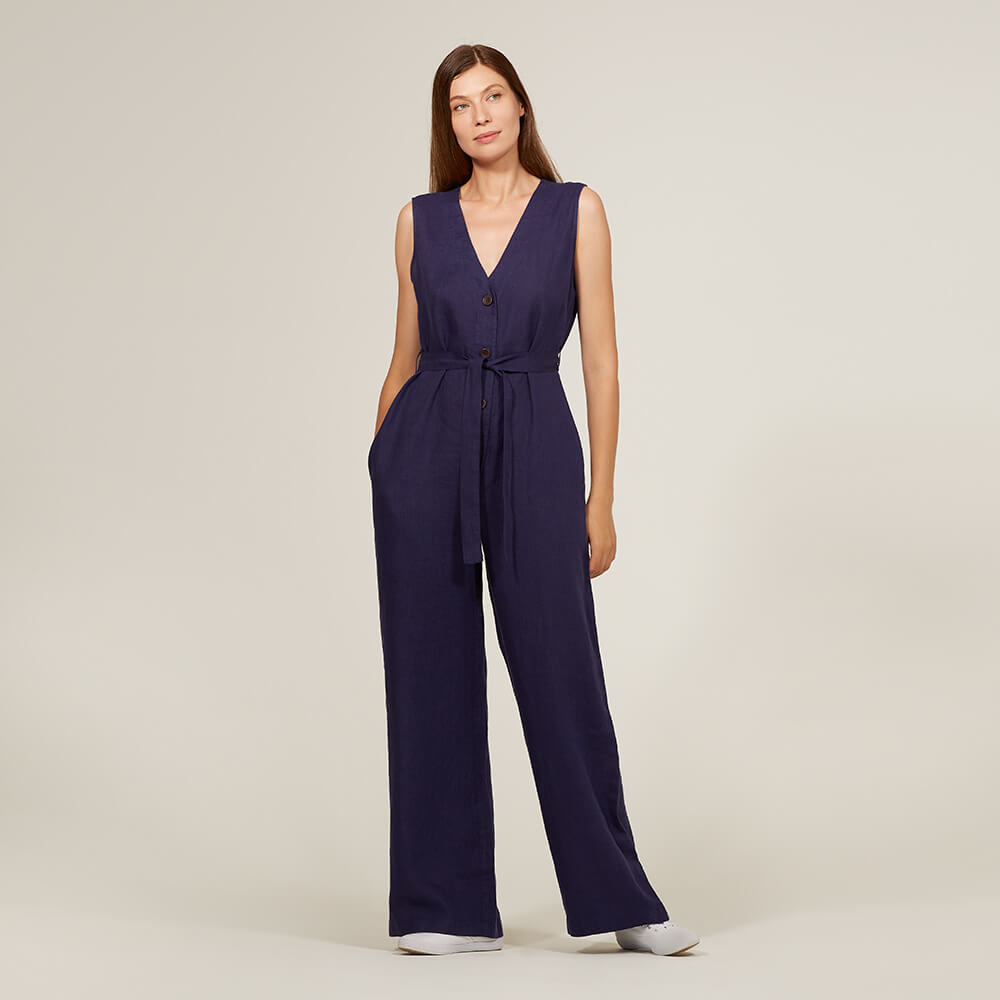 Gia — Linen Jumpsuits, Type - Premium Paper, Single Size - 2 to 8