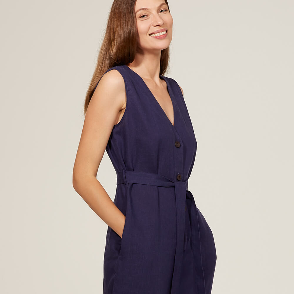 Gia — Linen Jumpsuits, Type - Premium Paper, Single Size - 2 to 8
